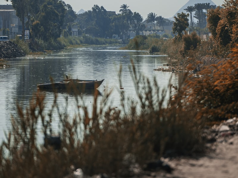 Wide view of the Nile valley between Esna and Edfu